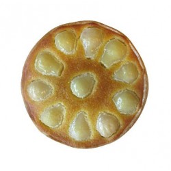 Tarte aux poires garnie d'une crème frangipane à l'amande 27 cm 950 g