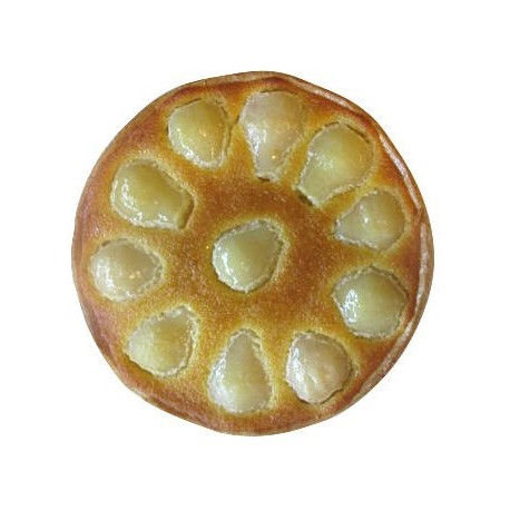 Tarte aux poires garnie d'une crème frangipane à l'amande 27 cm 950 g