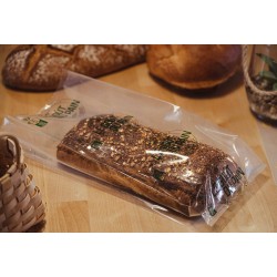 Sacs à pains 50 microns Premium France vert 160/50+50x 350 mm x 200