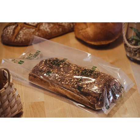 Sacs à pains 50 microns Premium France vert 160/50+50x 350 mm x 200