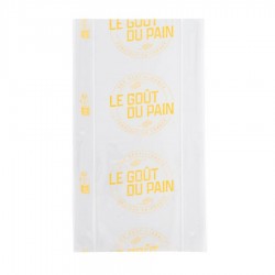 Sacs à pains 50 microns Premium France beige 230/40+40x 400 mm x 200