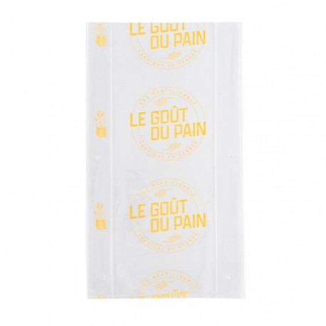 Sacs à pains 50 microns Premium France beige 230/40+40x 400 mm x 200