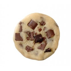 Pâte à biscuits surgelée cru avec pépites de chocolat noir et au lait 