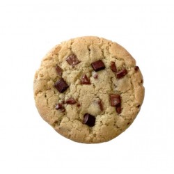 Pâte à biscuits surgelée cuit avec pépites de chocolat noir et au lait 