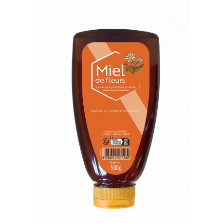 Miel de fleurs liquide gamme ECO 500 g