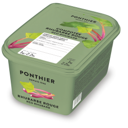 compotée rhubarbe rouge sucrée surgelée 1kg 