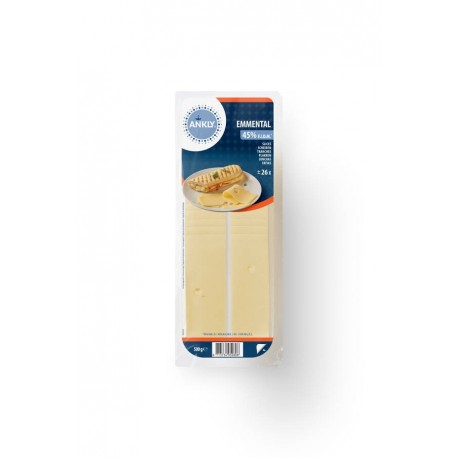 Emmental tranches 15 g 45% mg 15X5 500G