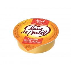 Miel de fleurs liquide en coupelles 20 g