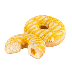 Donut fourrage mangue/fruit de la passion et cheesecake, triple décor 69 g