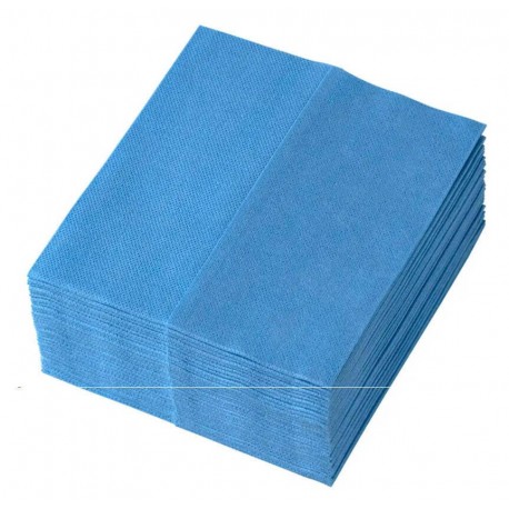 Lavette de table bleue 32 x 36 cm x 32