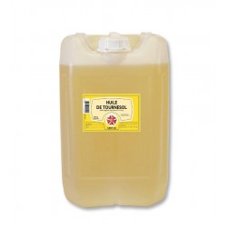 Huile de tournesol raffinée avec agent antimoussant E900 20 L