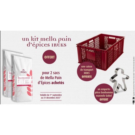 Kit mella pain d'épices + corbeille 20kg