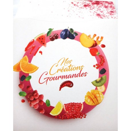 Boîte pâtissière carrée Poudrée box 16 x 16 x 5 cm x 50