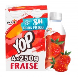 Yaourt à boire aromatisé à la fraise 250 g