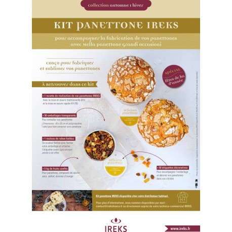 Kit panettone mélange d'agrumes confits et raisins secs 5kg