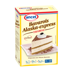 Préparation pour mousse bavaroise tiramisu Alaska-Express 1 kg