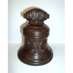 Moulage cloche 15.5cm en chocolat noir 200 g