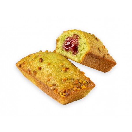 mini cake pistache fourrage framboise 55g