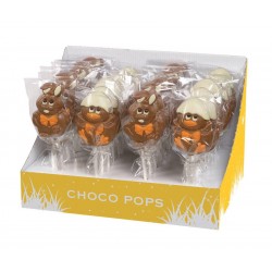 Assortiment de sucettes au chocolat pâques 30 g