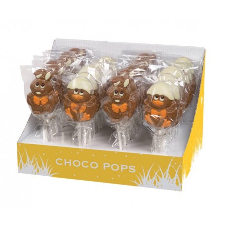 Assortiment de sucettes au chocolat pâques 30 g