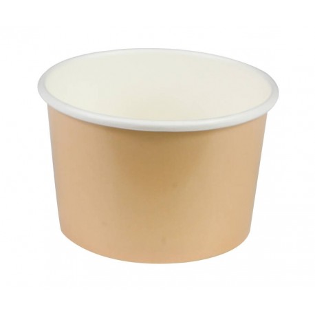 Coupe à glace carton brun 100 ml x 50