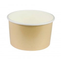 Coupe à glace carton brun 140 ml x 50