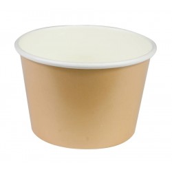 Coupe à glace carton brun 240 ml x 50