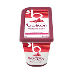 Purée de rhubarbe rouge 100% 1 kg