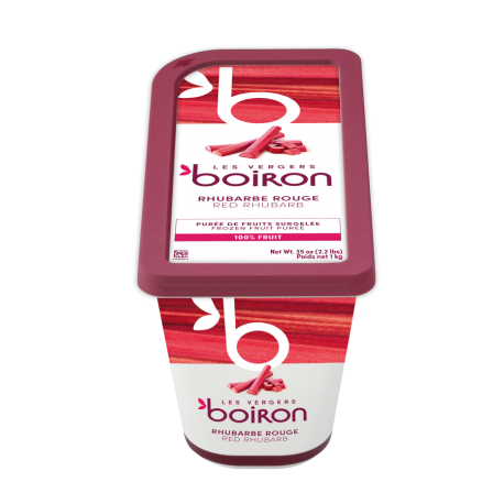 Purée de rhubarbe rouge 100% 1 kg