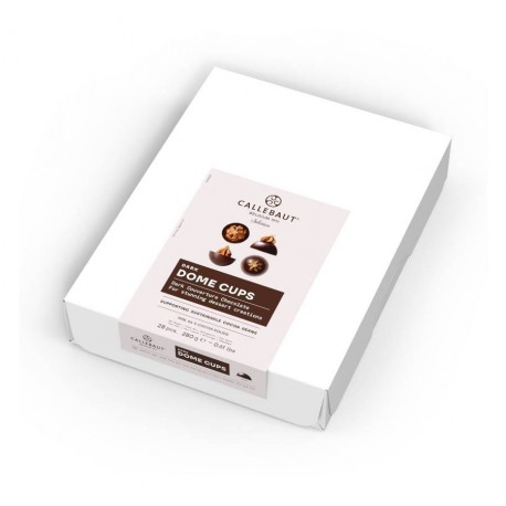 Dome chocolat de couverture noir 65 mm x 20