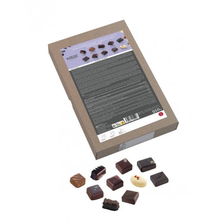 Assortiments de bonbons de chocolat indispensable atelier weiss 100 pièces
