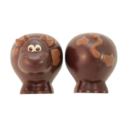 Moulage Rosie la vache chocolat noir10 cm 110 g