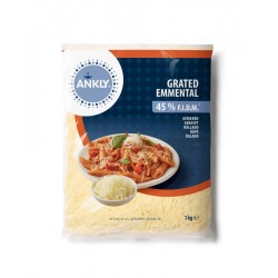 Emmental râpé 2.5mm 45 % MG 1 kg