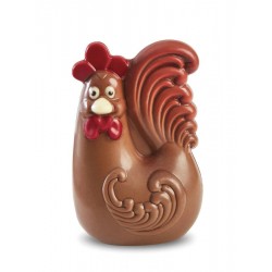 Moulage en chocolat lait petit coq 12.5 cm 120g