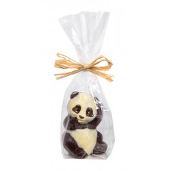 Moulage en chocolat noir panda en sachet 100 g