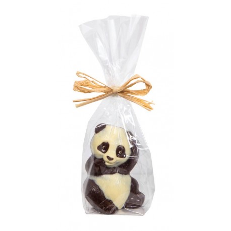 Moulage en chocolat noir panda en sachet 100 g