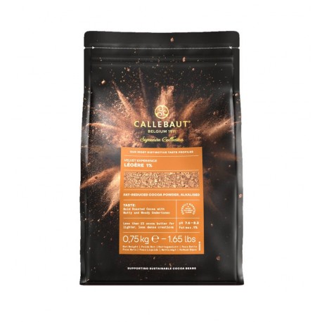 Cacao en poudre légère 1% 750 g