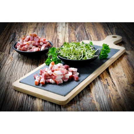Lardons fumés 8 x 8 mm 2 x 500 g