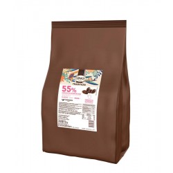 Chocolat de couverture noir 55 % en palets 10 kg