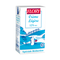 Crème légère stérilisée UHT 12 % MG 1 L