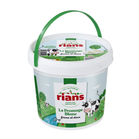 Fromage blanc doux de campagne 2 kg