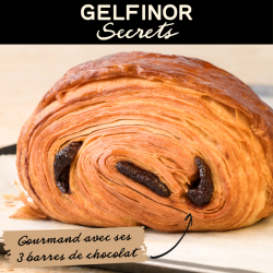 Pain au chocolat pur beurre prêt à pousser 85 g