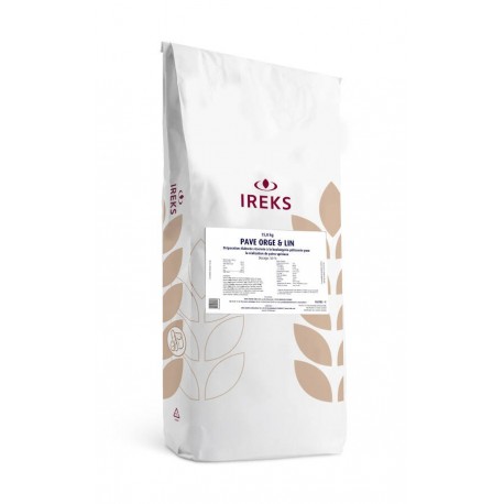 Préparation pour pain pavé orge et lin 50%15 kg
