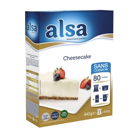 Préparation pour cheesecake sans cuisson 80 portions