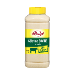 Gélatine en poudre bovine halal 200 bloom 1 kg