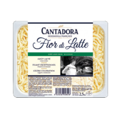 Mozzarella Fior Di Latte râpée gros brins 2,5 kg