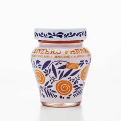 Gingembre confit dans un sirop de curcuma et gingembre Fabbri en pot 230g