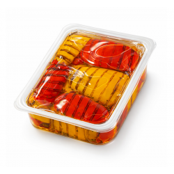 Poivron grillé rouge/jaune à l'huile de tournesol 1 kg