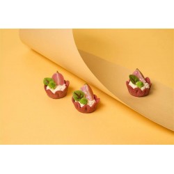 Amuses bouches aromatisés bettrrave pâte brisée prêtes à garnir 4,5g