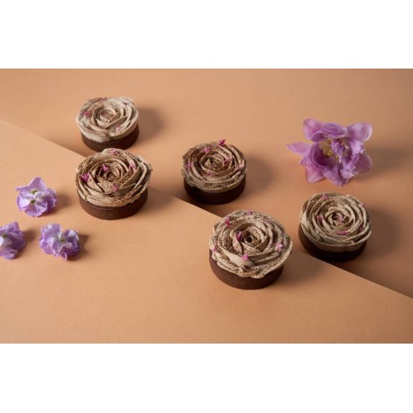 Pâte brisée aromatisée choco prête à garnir 80 mm x 96